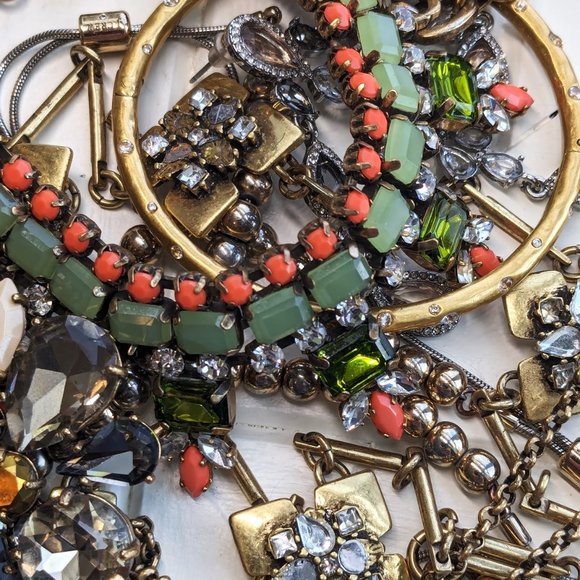 J. CREW Upcycle Repurpose Jewelry Lot - Picture 1 of 13